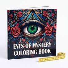 Adult Dark Fantasy Coloring Book, Gothic Horror & Mysterious Creatures Coloring Pages, Stress Relief & Relaxation Art Activity Book, Thick Bleed-Proof Paper, Suitable For Adults & Teens - Mystic Eye - View 2