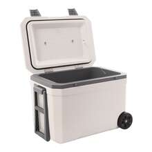 HYYKJ-US Portable Cool Ice Box With Handle & Wheels 38 * 57.8 * 41cm 45L Keeps Contents Cold For More Than 24 Hours With Ice In It - White - View 8