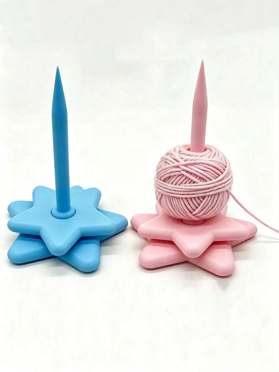 Yarn Winder Tool, Star-Shaped Rotating Yarn Winder Cute Personalized Thick Yarn Storage Tool Yarn Spool
