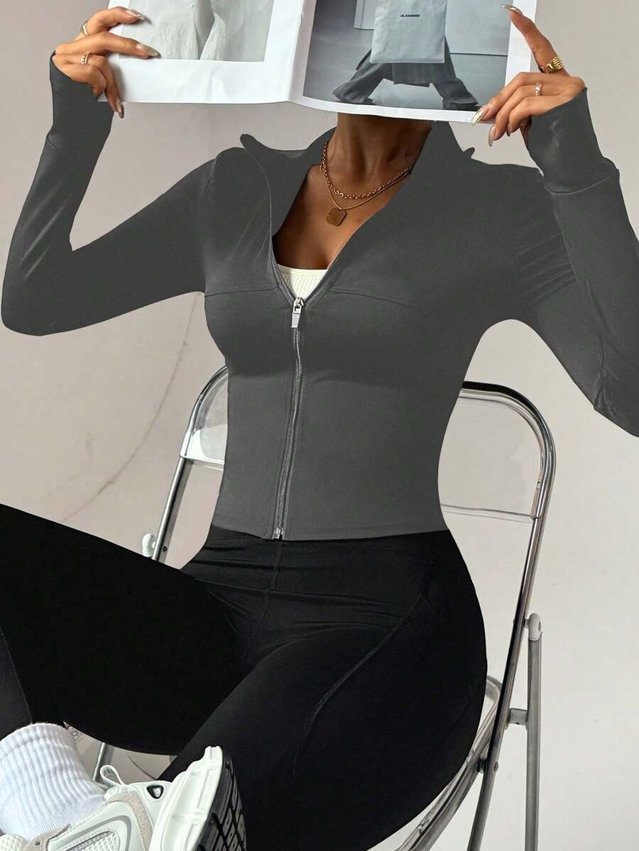 Women Plus Size Sports Shaper - Silver - View 1
