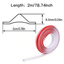 1pc 2m/78.74in Self-Adhesive Wood Grain Floor Sealing Strip, Flexible Self-Adhesive PVC Sealing Strip, Triangular Wall Edge Decorative Strip, PVC Wall Gap Tape, Suitable For Bathtub, Sink, Countertop, Tile And Floor Self-Adhesive Sealing Strip - B - View 3