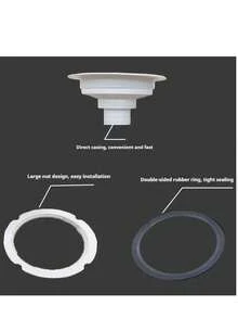 1 Buah Saringan Pembuangan Wastafel Dapur Tahan Lama Anti-Penyumbatan Filter Sisa Limbah Aksesori Wastafel - Mini - View 5