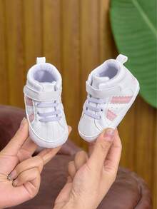 Infant Girls' Sports Shoes, Soft Comfortable Fashionable Walking Shoes, Suitable For Spring, Autumn, Winter, Home And Daily Use, 0-1 Years Old - Pink - View 9
