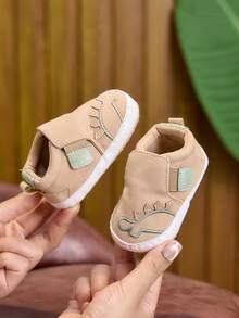 Sepatu Bayi, Sepatu Kasual Bergambar Kartun, Lembut dan Nyaman, Cocok untuk Bayi Usia 0-1 Tahun di Musim Semi dan Gugur, Unisex - Aprikot - View 1