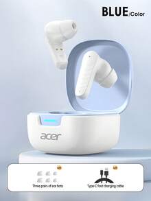 Acer OHR503 In-Ear Wireless Earbuds Bluetooth 5.4 Gaming Low Latency Deep Bass Surround Sound Long Battery Life HD Calls Instant Connection For Sports Commute Daily Use Compatible With Android/IOS - View 16