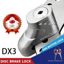 1 Motorcycle Lock Motorcycle Bicycle Electric Bike Disc Brake Lock Anti-Theft Disc Brake Lock Outdoor Riding Accessories Essential Riding Accessories Rider Gift - Multicolor - View 3