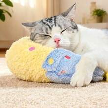 Pet Pillow Doll, Cat Plush Doll, Dog Moon Pillow, Large Dog Pillow, Soft Animal Shaped Pet Cushion, Removable And Washable Pillowcase, Comfortable Cat And Dog Sleep Pillow, Comfortable Pet Bed Accessory - Multicolor - View 4