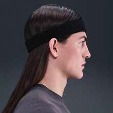 Nike Sports Sweatband Comfortable Elastic Headband Unisex Black - Black - View 3