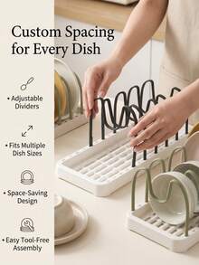 1/2 buah Rak Mangkuk Dapur Kapasitas Besar dengan Baki Tetes Terintegrasi, Rak Piring Meja Dapur Desain yang Dapat Dilepas, Rak Pengering Wastafel Minimalis yang Modis dan Dapat Diatur, Cocok untuk Meja Dapur, Meja Makan, Meja Layanan, Kedai Kopi. Rak Pengering Furnitur Penyimpanan Kapasitas Besar, Rak Piring Furnitur Dapur Berlapis yang Dapat Dilepas, Rak Mangkuk Meja Dapur yang Aman, Rak Pengering Meja Makan Praktis dengan Pembagian, Rak Piring Meja yang Tahan Lama dan Mudah Dipasang, Rak Mangkuk Meja Layanan Multifungsi, Rak Pengering Kedai Kopi Minimalis Serbaguna, Gaya/Warna Acak. - MultiWarna - View 4