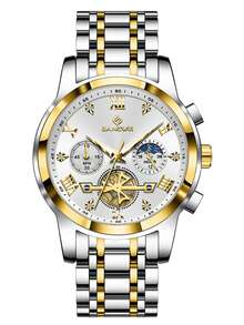 Foxbox LIGE Women's Watch Top Brand Stainless Steel Sports Quartz Watch With Calendar Waterproof Chronograph Arabic Numerals - Silver - View 18