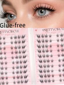 20-Row Large Capacity False Eyelash Book, Fine Hair-Like Mixed Length False Eyelashes, Ultra-Lightweight False Eyelashes, Natural Fluffy Curling Effect, Almost No-Feel Comfortable Wear, Daily Eye Makeup - C - View 1