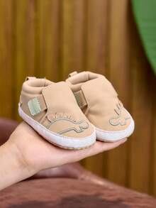 Sepatu Bayi, Sepatu Kasual Bergambar Kartun, Lembut dan Nyaman, Cocok untuk Bayi Usia 0-1 Tahun di Musim Semi dan Gugur, Unisex - Aprikot - View 3