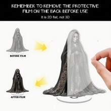 2D 壓克力桌面裝飾品，亡靈節萬聖節居家派對裝飾 - G - 查看 3