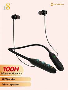 D8Wireless Neckband Headphones | Superior Stereo Sound With Balanced Armature, Built-In Microphone |In-Ear Wireless Earbuds With Mic For Calls & Music | BT5.3Stable Connection, Compatible With IP &Android | Ideal For Work, Gym Running & Daily Commute - View 19