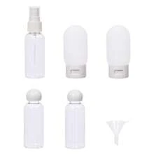 Miniso 6‑Pcs Travel Refillable Bottle Set, Dispensing Bottles,Portable Cosmetic Liquid Containers Spray Bottle Squeeze Bottles For Shampoo Lotion Toiletries Airport Trip - View 9