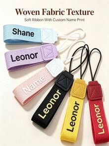 1pc Personalized Candy Color Keychain, Convenient Fashion Water Bottle Lanyard, Customizable Content, Bag Charm Car Key Chain Coffee Cup Carrying Strap - Multicolor - View 4