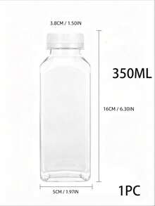 Botol Plastik Kecil dengan Tutup Ulir, Cocok untuk Cairan, Jus, Minuman Kesehatan - Botol Konsentrat Jus Jahe - Botol Mini Transparan yang Dapat Digunakan Kembali/Anti Bocor/Dapat Dibekukan, Wadah Plastik 2oz dengan Tutup - Hitam - View 22