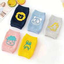 10 buah Penghangat Kaki Bayi Katun Murni, Bantalan Lutut & Siku Tebal 2-in-1, Anti-Selip & Anti-Jatuh untuk Merangkak dan Berjalan, Hangat untuk Musim Gugur/Musim Dingin - MultiWarna - View 12