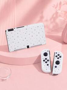 Xingji Minimalist Y2K Style Star & Polka Dot Element Game Console Protective Case, Suitable Compatible With Switch 2 (2025)/Switch OLED/Switch Console, Made Of Soft TPU Material Soft Shell/Hard Shell, Universal Storage Bag, No Need To Disassemble, Anti-Drop Anti-Dust, Ideal Gift Compatible With Switch Gamers - View 23