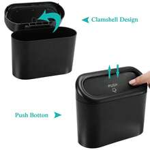 1/2pcs Minimalist Flip-Top Storage Box, Baby Supplies Desktop Organizer, Bedroom Dust-Proof Storage, Multi-Functional Storage Organizer - Multicolor - View 7