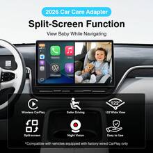 Car Baby Monitor Camera, 122° Wide Angle Rear Seat Child Monitoring Camera With Infrared Night Vision, Adjustable Car Interior Camera For Infants & Kids - White - View 1