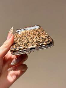 Leopard Print Bowknot Phone Case Compatible With Apple 17 Pro Max 16 New 15 Pro Women's 16 PM Full Coverage Protective Shell - Orange - View 6