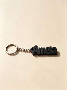 Personalized Name & Letter Keychain, Suitable For Weddings, Birthdays, Anniversaries, Graduations And Daily Casual Use, Luggage, Gym Bag, Shoulder Bag Exclusive Tag, Water Bottle & Backpack Accessory - Multicolor - View 37