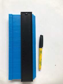 1pc Adjustable Contour Gauge - Precise Measurement Of Asymmetrical Shapes And Edges, Durable ABS Plastic Ruler, Suitable For DIY Woodworking, Carpet, Tile Installation, With Inch/CM Scale - Contour Ruler - View 13