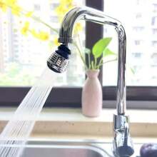 1pc-A 360° Rotating, Anti-Splash, And Water-Saving Faucet Extender Suitable For Kitchen And Bathroom Sinks; It Is Easy To Install And Meets Needs For Washing Dishes, Cleaning Vegetables, And Daily Water Use. - A - View 2