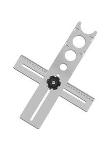 1pc Tile Drilling Positioning Tool, Marble Wall & Floor Tile Drill Bit, Glass Hole Opener, Multi-Function Measuring Tool - Measuring Tools - View 5