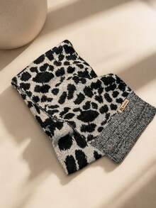 1PC Women's Fashion Casual Exquisite Leopard Print Scarf, Warm And Versatile, Suitable For Daily Wear, Shopping, Party, Travel And Dating - Multicolor - View 14