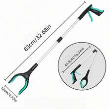 Foldable Extra Long Reach Grabber With Rotating Claw, Suitable For Elderly And People With Limited Mobility, Multi-Functional Household Grabber Tool For Picking Up Keys, Trash And Books, Suitable For Outdoor Sports Enthusiasts - Multicolor - View 11