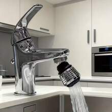 1pc-A 360° Rotating, Anti-Splash, And Water-Saving Faucet Extender Suitable For Kitchen And Bathroom Sinks; It Is Easy To Install And Meets Needs For Washing Dishes, Cleaning Vegetables, And Daily Water Use. - A - View 4