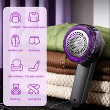 Electric Hair Remover & Fabric Shaver Suitable For Clothing, Portable Ball Trimmer With Low-Voltage Operation, Suitable For Home, Apartment Use, Easy To Clean For Threading, Shaving Clothes, Hair Removal Device For Various Fabrics - Multicolor - View 7