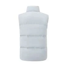 UNDER ARMOUR Unisex Solid Color Warm Casual Sports Down Vest - Cigarette Ash - View 2