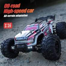 Mobil Off-Road RC 4WD Kecepatan Tinggi, Truk Kendali Jarak Jauh 2.4GHz Segala Medan, Mainan Balap Drift Elektrik, Hadiah Sempurna untuk Halloween, Natal, Paskah, Liburan, Ulang Tahun untuk Remaja & Anak-Anak - MultiWarna - View 3