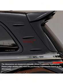 8pcs Car Exterior Decoration Fender Trim Strip Car Modification Small Tail Wing Decorative Strip Car Sports Decoration Strip Car Decorative Sticker Air Deflector Sticker Universal Style Easy Peel And Stick - A-809 - View 9