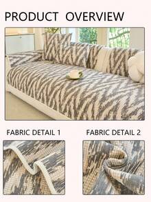 1 Stück ganzjährig bequemer Chenille-Sofakissenbezug, moderner minimalistischer rutschfester Sofasitzbezug, maschinenwaschbar und handwaschbar, hellgrau, frische Mode, weich, farbecht, nicht fusselnd, haustierfreundlicher Schutzbezug für Schlafzimmer, verstellbarer Ecksofa-Bezug, geeignet für Schlafzimmer, Büro, Wohnzimmer, Kombinationsmöbel, L-förmiges Sofa und 1234-Sitzer Sofa - Hellgrau - Übersicht 11