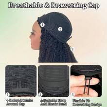 Human Affordable Wear & Go Wigs - Natural Black - View 11