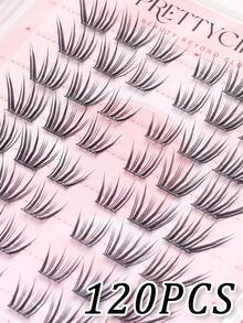 Glue-Free 20-Cluster Reusable Segmented False Eyelashes, High Volume False Eyelashes, Beginner-Friendly, Lightweight And Delicate False Eyelashes, Create Natural And Defined Eyelash Effect, Soft Design Fitting Eye Shape, Excellent Comfort - C - View 4