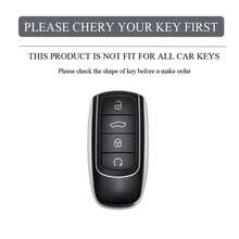 Soft TPU Car Remote Key Shell Compatible With Chery Tigo 7 8 Pro Max Omoda C5 Tigo 7 8 Plus Arrizo 5 Plus Key Fob Protector Accessory Car Accessories Women Keyring - B - View 9