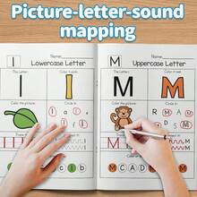 A-Z Alphabet Learning & Writing Practice Notebooks, ABC Letter Recognition, Uppercase And Lowercase Writing, Alphabet Activity Worksheets, Tracing And Early English Skills For Classroom And Home Practice - Alphabet Activity Practice - View 5