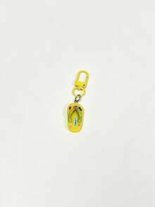Cartoon Flip-Flop Keychain, Cute Slipper Charm, PVC Shoe Pendant, Bag Charm, Key Ring Pendant, Hanging Accessory Gift - Multicolor - View 7