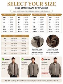 Thermal Lined Jacket, Fashionable, Warm, Casual, Suitable For Men's Daily And Outdoor Sports Wear In Autumn/Winter Red - Red - View 8