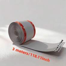 1Roll 3meters/118.11inch Self‑Adhesive Floor Cord Cover, Flexible Cable Concealer Duct Protector, Cable Management Strip For Home, Office & Surface Floor Use - A - View 14