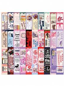 30pcs Book Club Bookmarks Creative Bookmarks Suitable For Library Card Marking Cards Reading Books Book Decoration Message Cards Paper Multifunctional Reading Cards For Back To School Student Supplies Birthday Holiday Gifts Party Favors - 30pcs - View 8