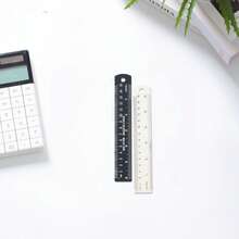 1pc 15cm Macaron Color Aluminum Metal Ruler, Straight Measuring Tool, Suitable For School Drawing, Office Measurement Daily Use, Back To School Gift - Multicolor - View 18