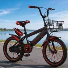 16 Inch Bike With Trolly / Steel Frame High-Carbon, Disc Brake / Black And Red Colour, Suitable For Everyday Driving, Outdoor Recreation And Commuting - Multicolor - View 4