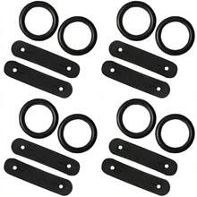 Stirrup Safety Rubber Ring & Leather Pad Replacement Kit, Durable Peacock Stirrup Replacement Ring, Suitable For Equestrian Riding - A - View 9