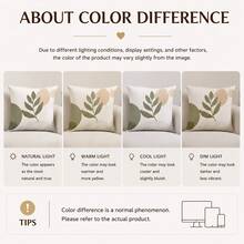 1pc Christmas Red Christmas Tree Merry Christmas Illustration Pattern Cushion Cover, Single-Sided Printed Peach Skin Velvet Material, 30*50/40*60CM Pillowcase Suitable For Room Decoration, Modern Minimalist Sofa Living Room Decoration, Party Decoration, Gift Giving - Multicolor - View 9